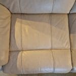 2 x 3 seater leather sofas with electric recliners Woodford Halse, Northants