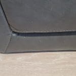 DFS Brown 2 seater leather sofa and single chair