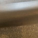 SCS grey 3 seater sofa with black leather arms