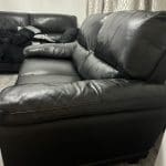 Leather Black Sofa