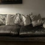 DFS plush velvet 4-seater and cuddle chair