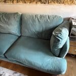 Loaf large smithy sofa in pale green velvet