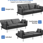 Dark grey sofa