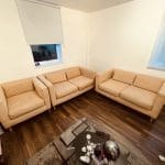 sofa seater and arm chair