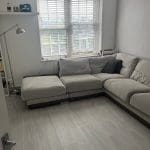 Beige Corner Sofa