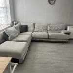 Beige Corner Sofa