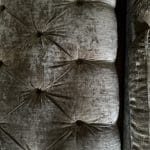 Two Country living Loch Leven Pillow Back 3-Seater Sofas and Large Button Footstool
