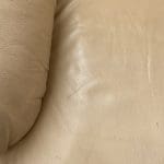 3 seater + 1 seater leather Sofa , Beige colour