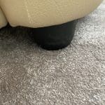 3 seater + 1 seater leather Sofa , Beige colour
