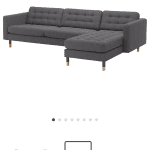 Ikea Landskrona 4 seater chaise sofa