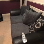 Shannon sofa cuddle chair and footstool