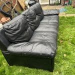 3 seater dfs leather sofa
