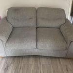 Two Seater Greay Sofa