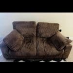 Brown Velvet Sofa