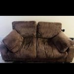 Brown Velvet Sofa