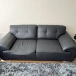 Grey leather Sofa