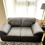 Grey leather Sofa