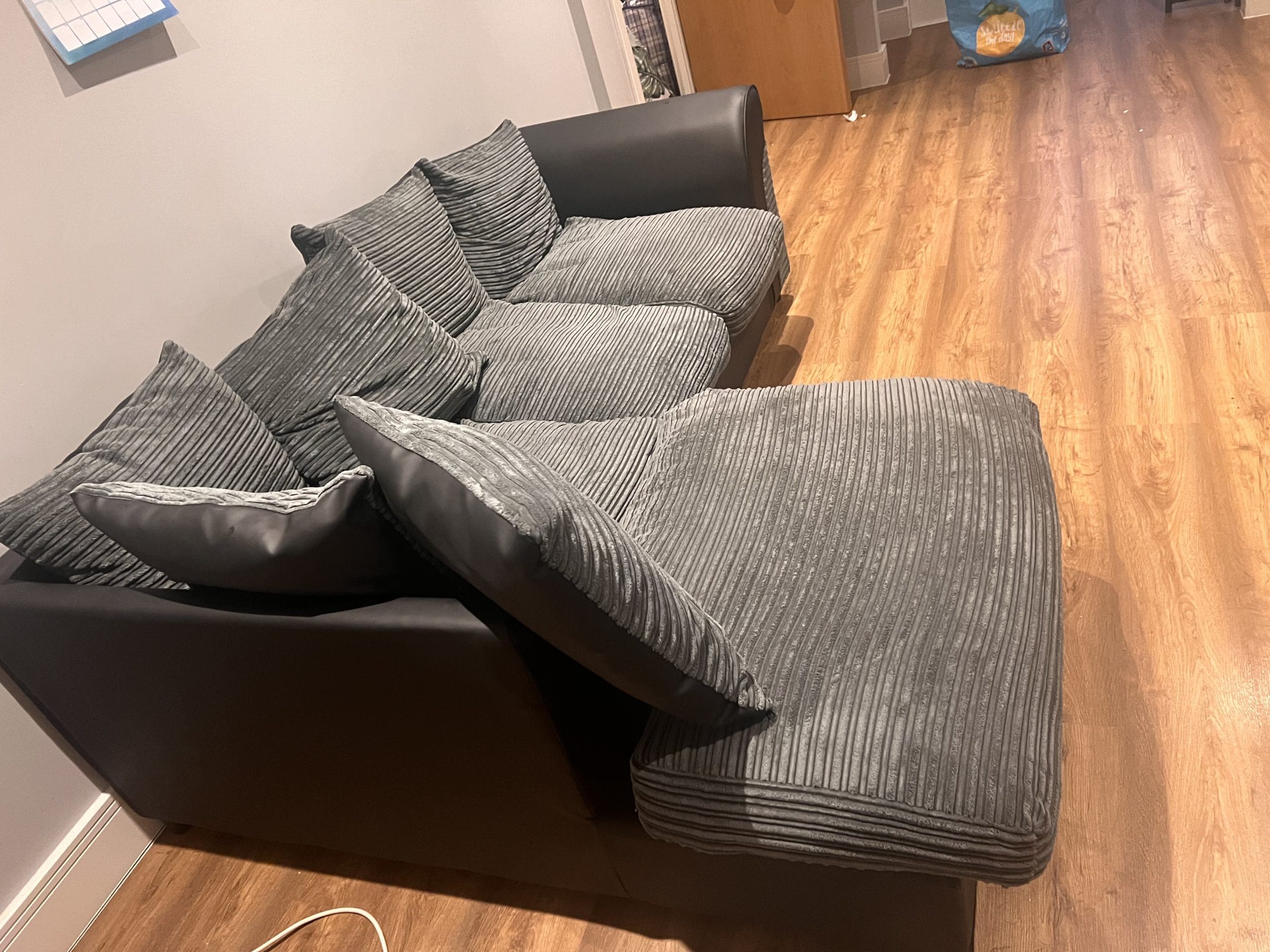 Argos sofa grey discount