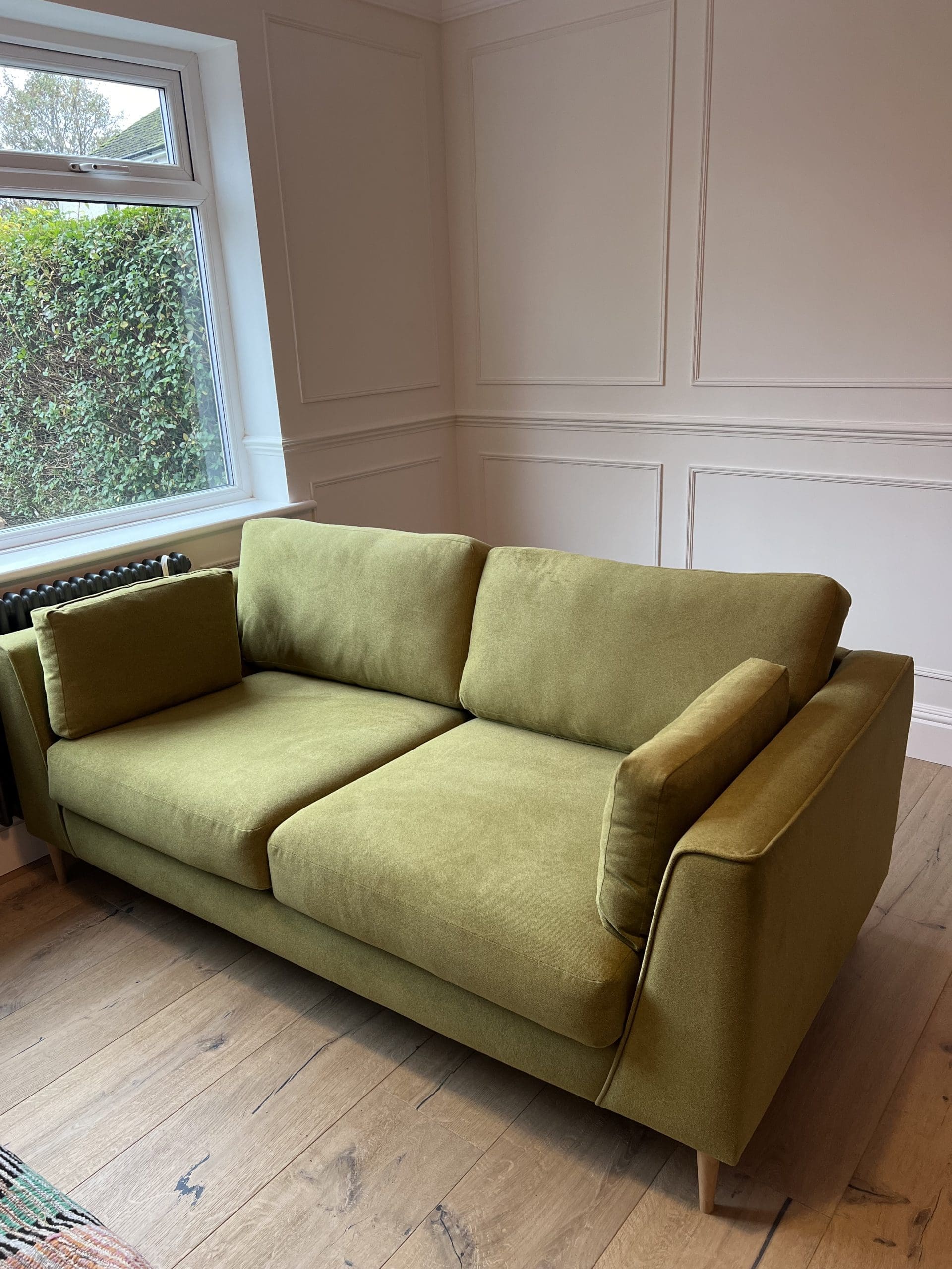 Swoon Three Seater Smart Wool Green Sofa Sofalistic The Sofa Marketplace buy and sell preloved sofas nationwide