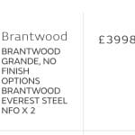 Brantwood Grey sofa x2
