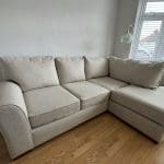 Cream Next small right hand corner chaise