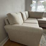 Cream Next small right hand corner chaise