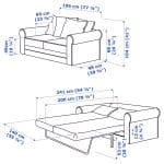 IKEA GRÖNLID 2 Seat Sofa Bed