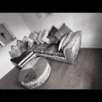 DFS CORNER SOFA WITH FOOTSTOOL