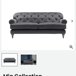 Mia Three seaters chesterfield sofa