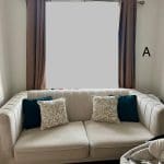 2x Sofology Beige Velvet Sofas