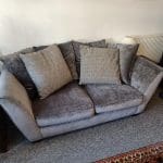 Grey 2 seater sofa