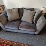 Grey 2 seater sofa