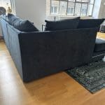 Wayfair corner couch, charcoal