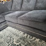 Wayfair corner couch, charcoal