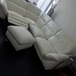 Sofa Village white leather sofa