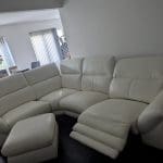 Sofa Village white leather sofa