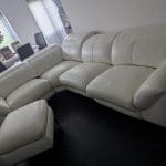 Sofa Village white leather sofa