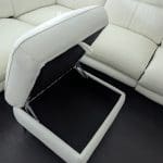 Sofa Village white leather sofa