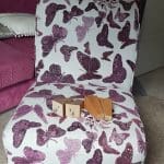 DFS x2 foam filled 3 seater sofas and accent chair
