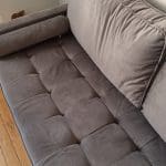 Wayfair | Enedelia 176cm Velvet Square Arm Upholstered Sofa | Grey