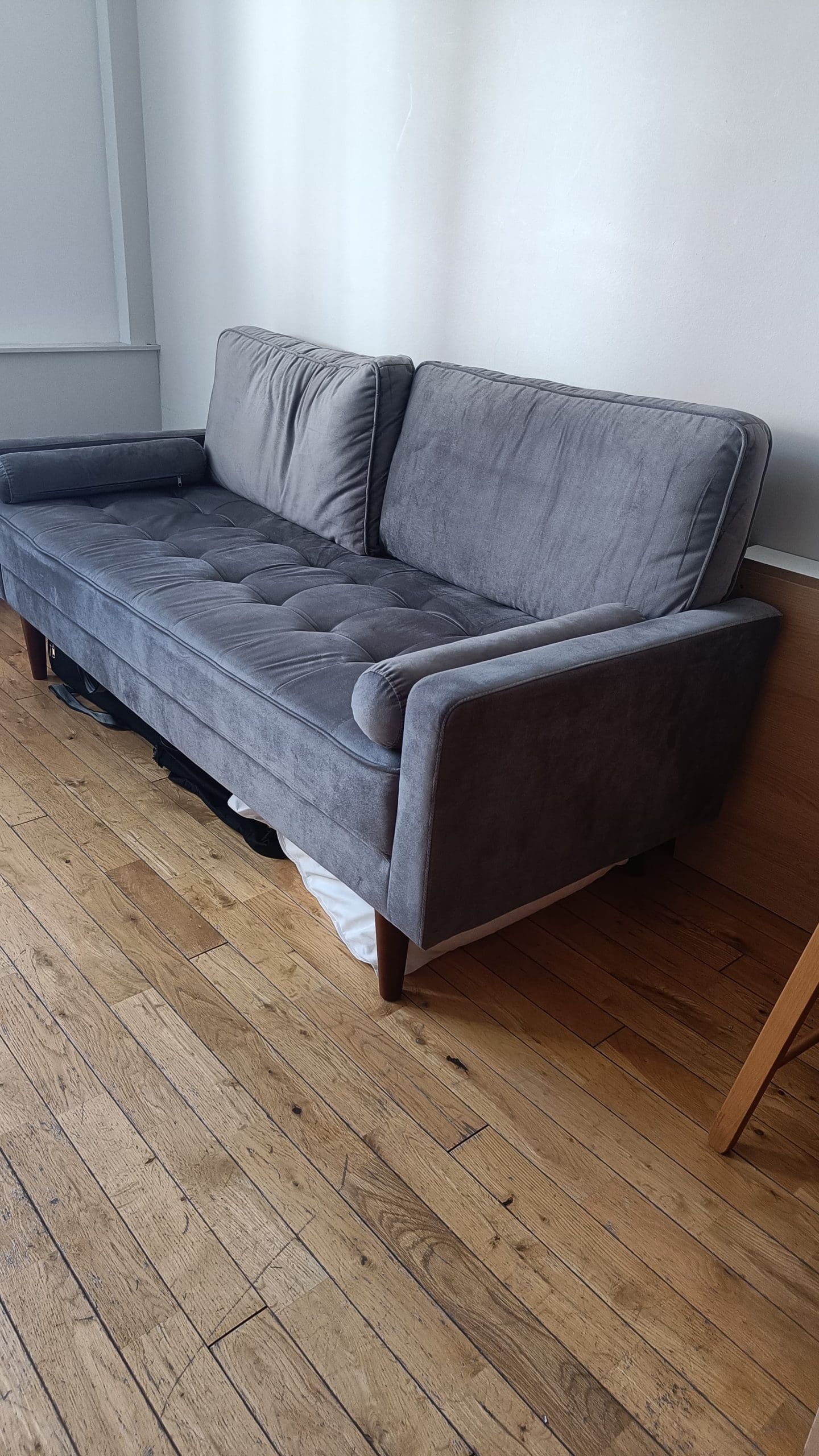 Wayfair velvet sofa discount