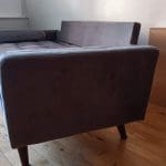 Wayfair | Enedelia 176cm Velvet Square Arm Upholstered Sofa | Grey