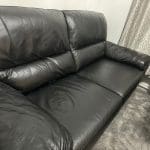 Leather Black Sofa