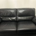 Leather Black Sofa