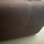 DFS 4 seater sofa brown and black