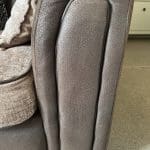 DFS 4 seater sofa brown and black
