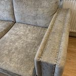 Grey studied 2 seater marks and Spencer sofa worth £1500