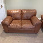 Leather 2 Seater Sofa