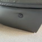 Brand new leather recliner sofas with charging outlets!