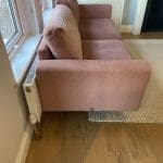 Snug Sofa. 1 year old. 3 seater modular sofa. Blush Pink.